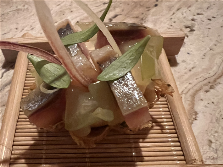 sardine tartlet canape